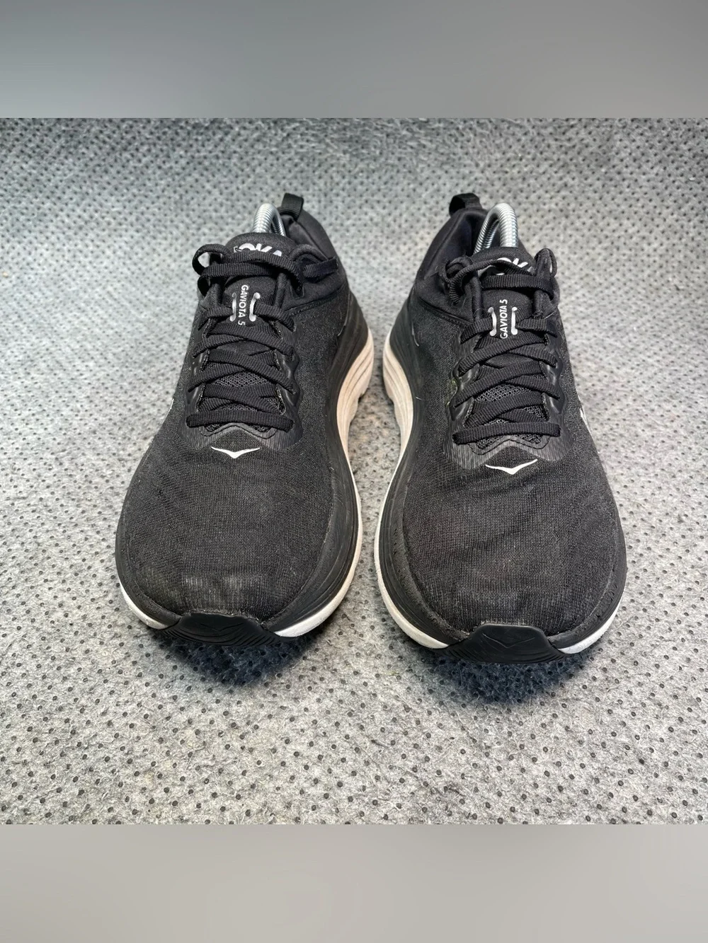 Hoka One One Gaviota 5 Black Running Shoes Size 9 Men’s